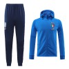 Italien Hooded Trainingsjacke 2022-23 Blaue Für Herren